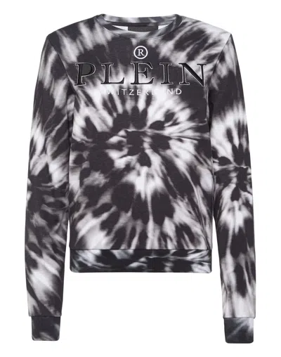 Philipp Plein Sweatshirt Ls Tie Dye In Multi
