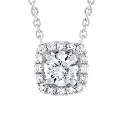 Diana M. 14k White Gold 0.86ct. Diamond Pendant