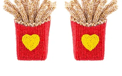Deepa Gurnani Fries Earrings In Multi In Multi