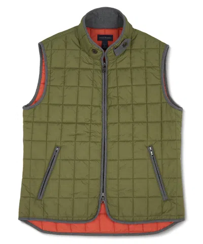 Scott Barber Quilted Vest, Army In Multi