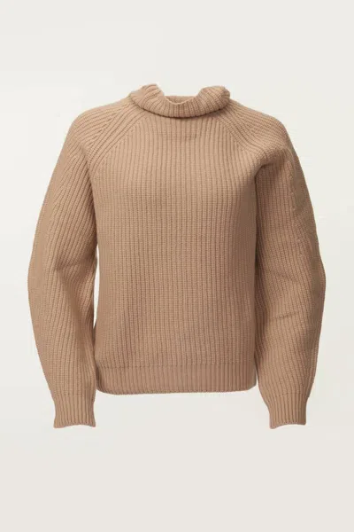In The Mood For Love Fiona Sweater In Camel In Multi
