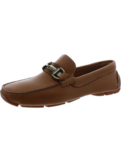 Donald J Pliner Dardo Mens Leather Loafer Driving Moccasins In Multi