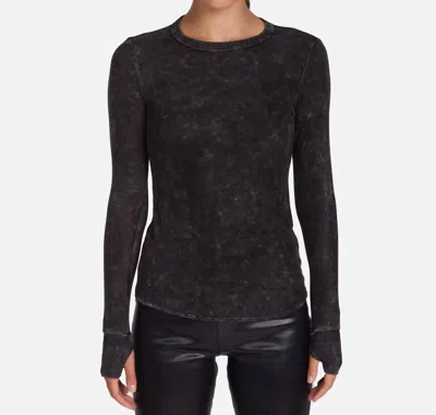 Michael Lauren Alick L/s Tee In Mineral In Multi