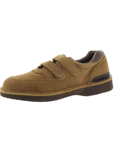 Walkabout Quick Grip Mens Leather Adjustable Walking Shoes In Multi