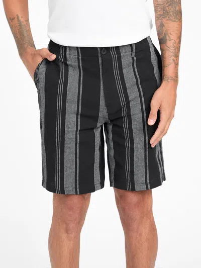 Guess Factory Koven Striped Shorts In Multi