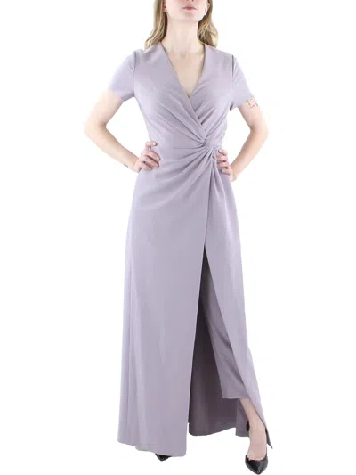 Kay Unger Melora Pleat Bodice Gown In Multi
