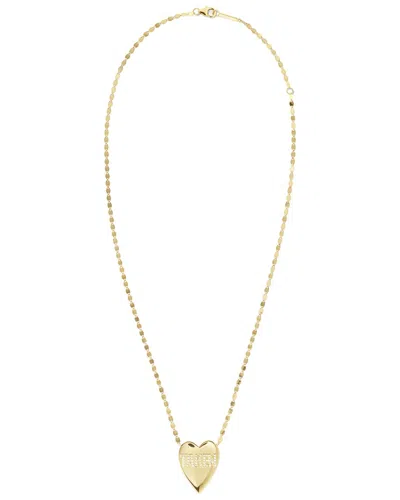 Lana Jewelry 14k Taken Heart Necklace In Gold