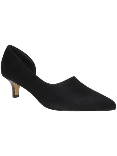Bella Vita Quilla Womens Suede Pointed Toe Dress Heels In Multi