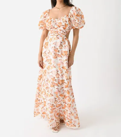 Peony Forever Maxi Dress In Sweet Nothings In Multi