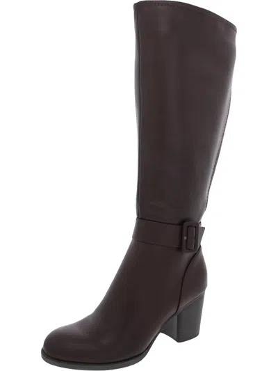 SOUL NATURALIZER TWINKLE WOMENS FAUX LEATHER WIDE CALF KNEE-HIGH BOOTS 