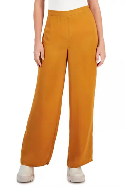 Lucy Paris Celine High Waist Pant In Caramel In Multi