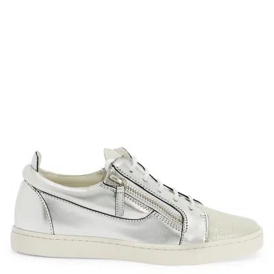 Giuseppe Zanotti Nicki Metallic Sneakers In Black