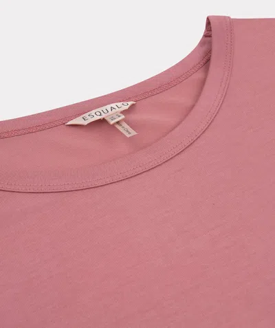 Esqualo Puff Sleeve Top In Rose In Multi