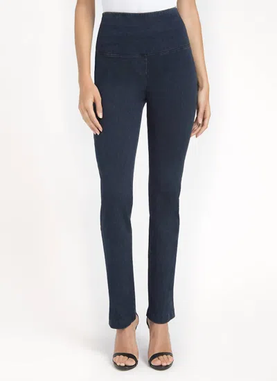 Lyssé Denim Straight Leg Pants In Indigo In Multi