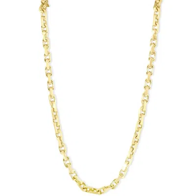 Pompeii3 Men's (46g) Solid 14k Yellow Gold 4.5mm Flexible Link 22 " Necklace In Multi
