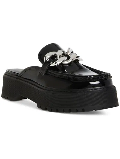 Madden Girl Dollie Womens Lug Sole Slip On Loafers In Multi
