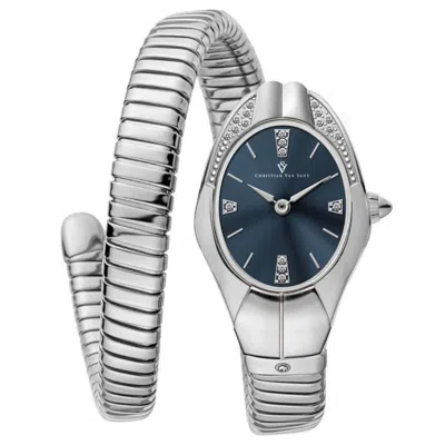 Christian Van Sant Women's Naga Blue Dial Watch