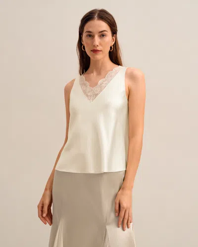Lilysilk The Armeria Lace Tank For Women In Multi