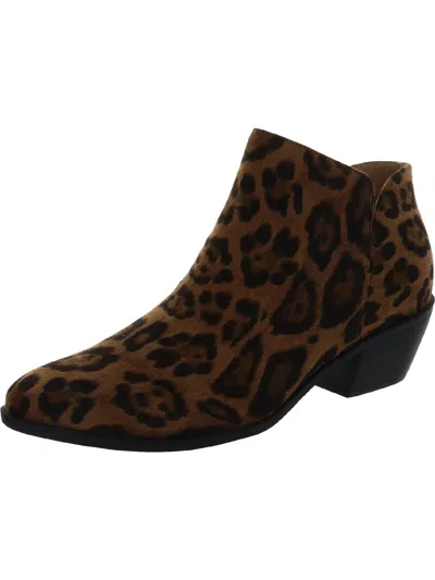 Lifestride Payton 2 Womens Faux Suede Booties In Multi