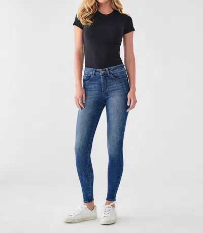 Dl1961 - Women's Florence Ankle Mid Rise Skinny Jeans In Parker In Multi
