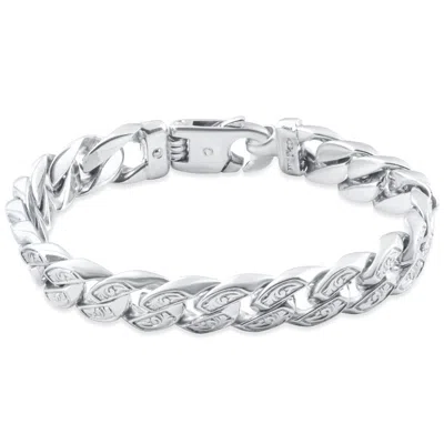 Pompeii3 Men's Designed Link 14k Gold (79gram) Or Platinum (127gram) 10.5mm Bracelet 9.25 In Multi
