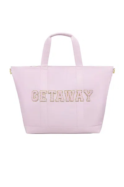 Stoney Clover Lane Getaway Tote Bag In Lilac In Blue