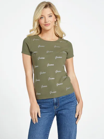 Guess Factory Eco Victorine Tee In Multi