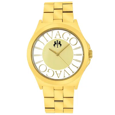 Jivago Women's Gold Tone Dial Watch In Multi