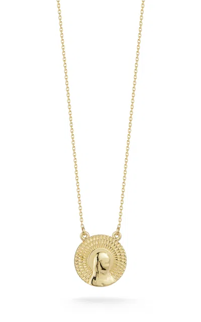 Ember Fine Jewelry 14k Gold Mary Necklace In Multi