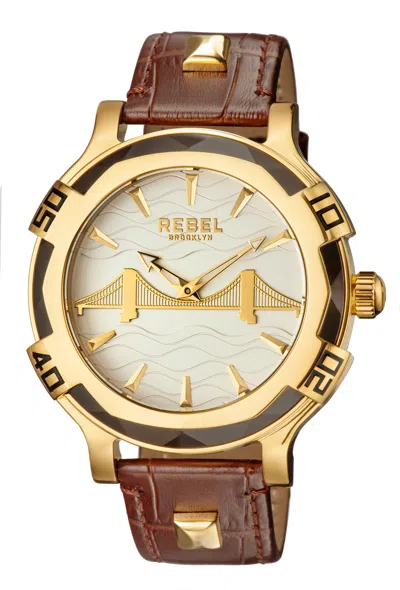 Rebel Mens Brooklyn Bridge In Brown