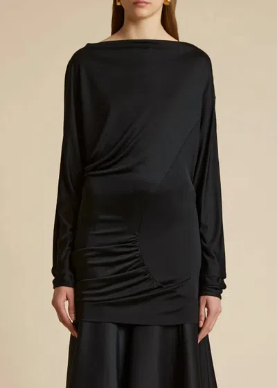 Khaite Ciro Top In Black In Black