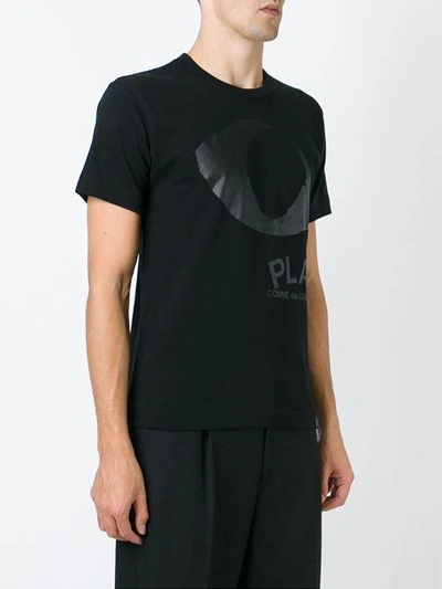 Shop Comme Des Garçons Play Eye Print T-shirt