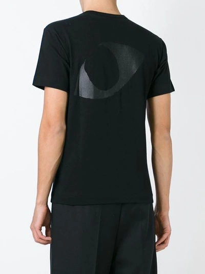 Shop Comme Des Garçons Play Eye Print T-shirt