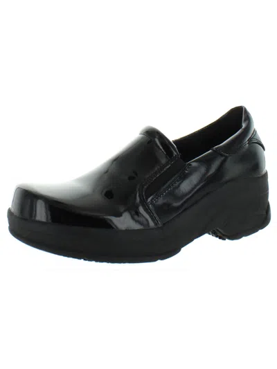 Easy Works By Easy Street Appreciate Womens Patent Leather Comfort Clogs In Multi
