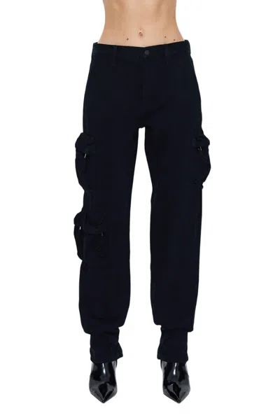 Pistola Bobbie Utility Ankle Cargo Jeans In Abyss In Multi