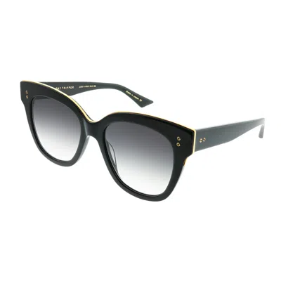 Dita Day Tripper 22031-a-blk-gld-55 Unisex Square Sunglasses In Multi