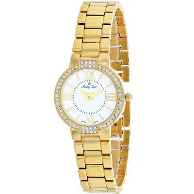 Mathey-tissot Women's White Dial Watch In White