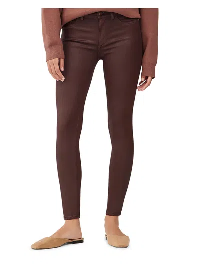 Dl1961 Florence Instasculpt Coated Mid Rise Skinny Jeans In Multi
