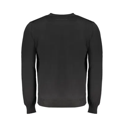 Harmont & Blaine Black Wool Sweater In Black