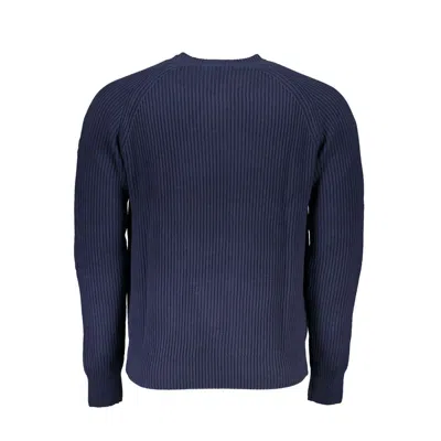 North Sails Blue Cotton Men Sweater In Blue
