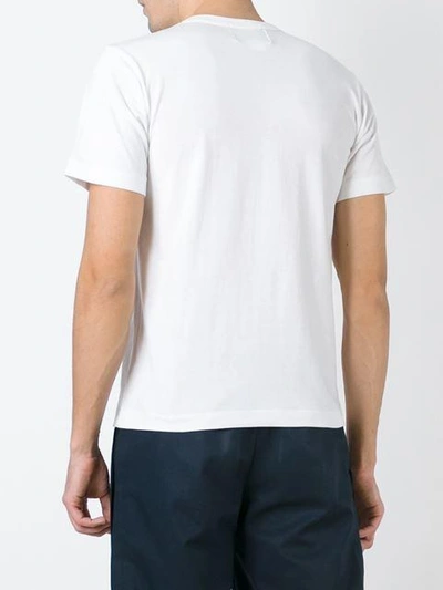 Shop Comme Des Garçons Union Jack Print T-shirt In White