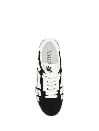 Amiri Pacific Bones Sneakers In Leather In Black