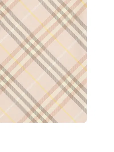 Burberry Rectangular Silk Scarf With Iconic Check Pattern In Multicolor