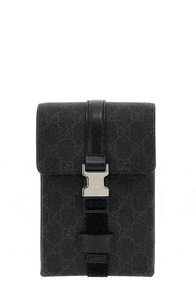 Gucci Gg Crossbody Bags Black In Black