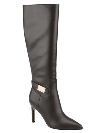 Calvin Klein Kcjeora Womens Faux Leather Tall Knee-high Boots In Multi