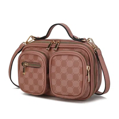Mkf Collection By Mia K Jolene Multi Pocket Crossbody Bag