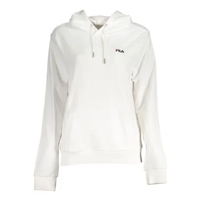 Fila Classic White Hooded Sweatshirt With Embroidery In White