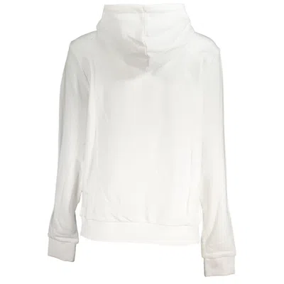 Fila Classic White Hooded Sweatshirt With Embroidery In White