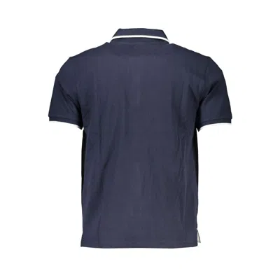 North Sails Blue Cotton Polo Shirt In Blue