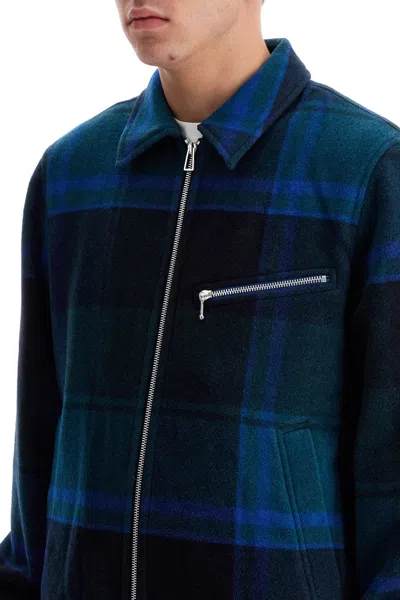 Ps By Paul Smith Giacca Harrington A Quadri In Green